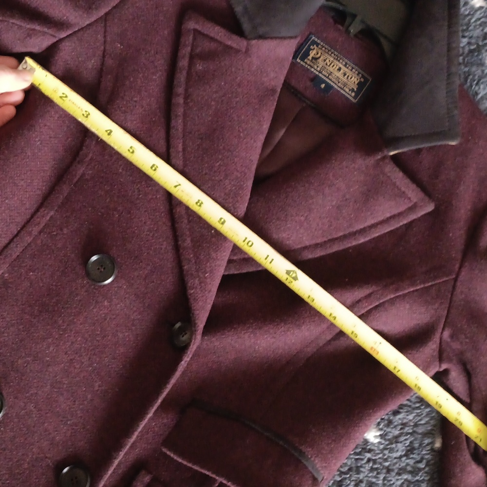 Pendleton Long Purple Jacket - Picture 9 of 9